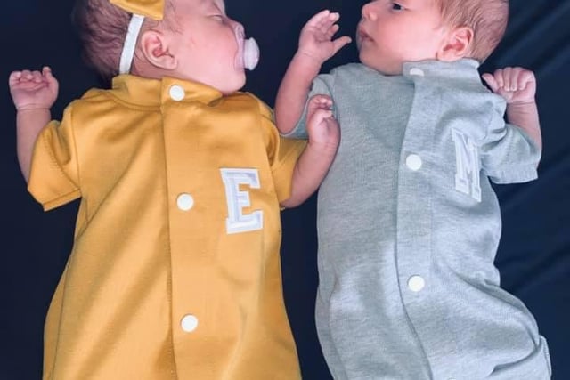Twins Eden and Marley were born on April 10 to mum Shannon Walch.