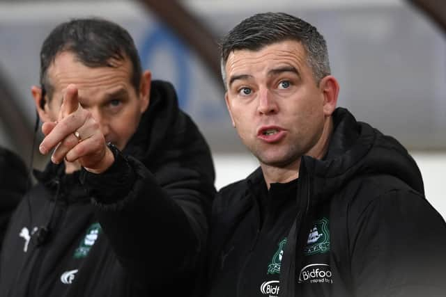 Plymouth manager Steven Schumacher   Picture:  Stu Forster/Getty Images