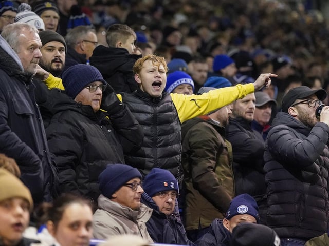 20,151 fans were packed inside Fratton Park for Pompey's goalless draw with Norwich.