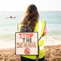 Campaigners are challenging Southern Water over their plans to reduce sewage discharges. Picture: Keith Woodland (081021-50)