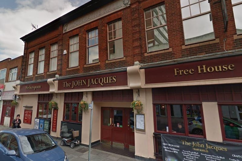 Close to Fratton railway station, The John Jacques can be a good stop off point for a pint before the big game.
