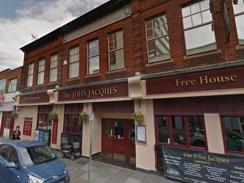 Close to Fratton railway station, The John Jacques can be a good stop off point for a pint before the big game.