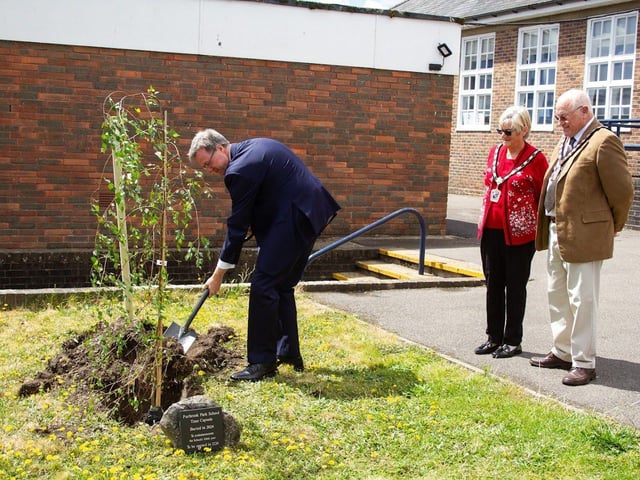 Planting the Centenary Tree