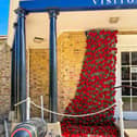 VE Day display outside the Buckler's Hard Museum