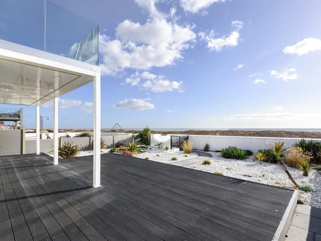 This five bedroom detached house in Bembridge Drive, Hayling Island, is on sale for offers in excess of £1.5m. It is listed by Henry Adams, Emsworth.
