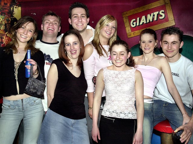 Revellers enjoying the scene at Route 66 Nightclub in Guildhall Walk, Portsmouth - (041590-0021)