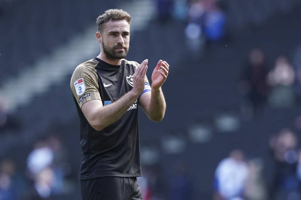 Pompey defender Clark Robertson