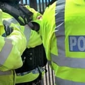  A 19 year-old man was arrested on suspicion of possession of cannabis, possession with intent to supply cannabis, and possession of a weapon for the discharge of a noxious gas.  Photo: Sussex Police