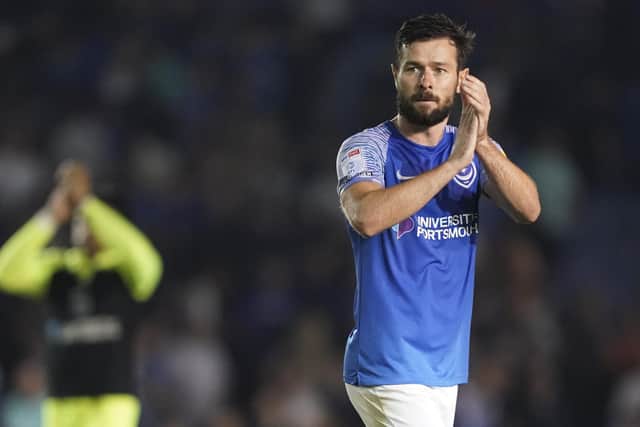 Joe Rafferty's last Pompey appearance was against Peterborough on September 3.
