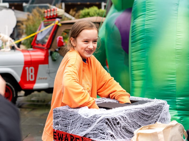 Sienna fishing for prizes at the Spooktacular Portsmouth Comic Con at Gunwharf.
Photos by Matthew Clark