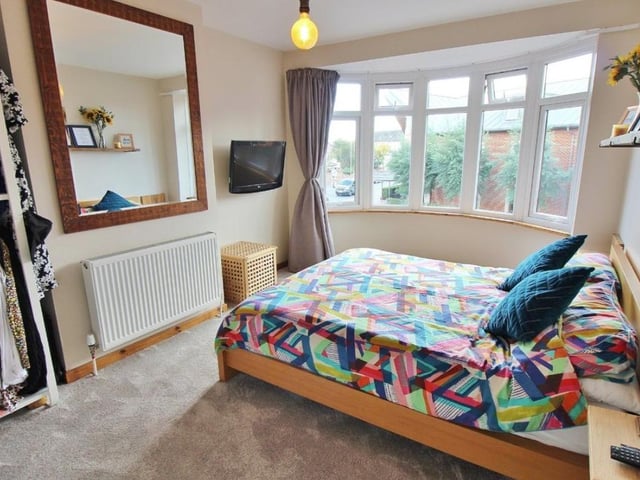 The listing says: "Ample off road parking, garage & gated rear vehicle access! Jeffries & Dibbens are excited to bring to the market this comprehensive, three bedroom property located in Powerscourt Road, Copnor. Bright and beautifully presented throughout."