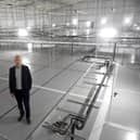 Mike Sellers, port director at Portsmouth International Port in the roof space at Border Control Post.

Picture: Sarah Standing (040722-1272)