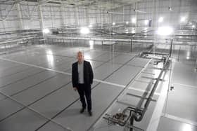 New rules are being issued to Portsmouth International Port on January 31 about checks which need to be made to items as a result of Brexit. Even after this new legislation, the use of the much-maligned Border Control Post is up in the air. Pictured is Mike Sellers, port director at Portsmouth International Port, in the roof space at Border Control Post. Picture: Sarah Standing (040722-1272).