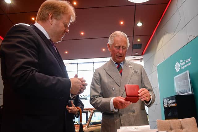 Prince Charles, visiting the Royal Mint in 2017. The new King's image will eventually appear on newly minted coins (photo: Getty Images)