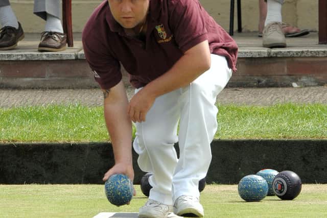 Matt Marchant and partner Rob Moran are through to the quarter finals of the county pairs championships. Picture: Mick Young