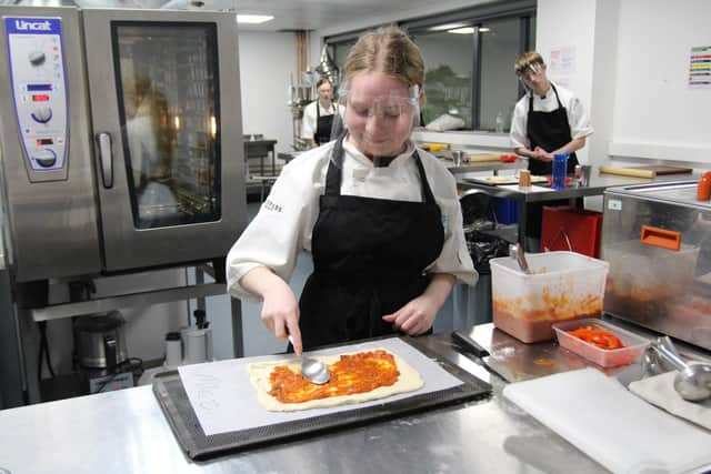Highbury College students have been taking part in a 10 week culinary Junior Chef Academy. Pictured Millie Sole. 