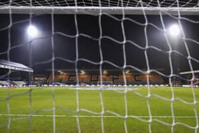 CAMBRIDGE, ENGLAND - JANUARY 09:  A general view of the stadium as the rain falls prior to the Emirates FA Cup Third Round match between Cambridge United and Leeds United at Cambs Glass Stadium on January 9, 2017 in Cambridge, England.  (Photo by Julian Finney/Getty Images)