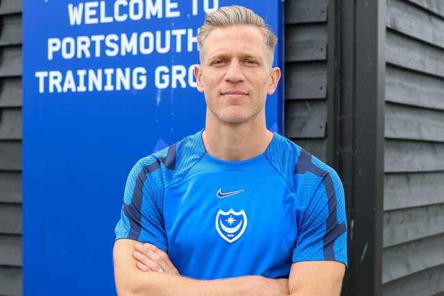 Despite lack of pre-season, stood firm and showed his defensive qualities and willingness to scrap. Pic: Portsmouth FC.