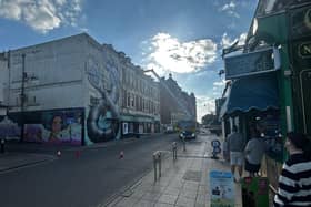 Fire at old Southsea casino this evening