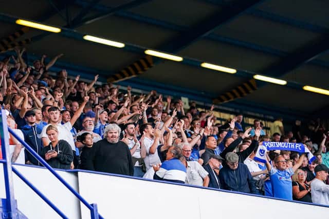 More than 2,000 Pompey fans travelled to Hillsborough on Saturday.
