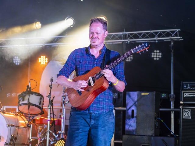 St Vincent Collective entertain the crowds at Wickham Festival.