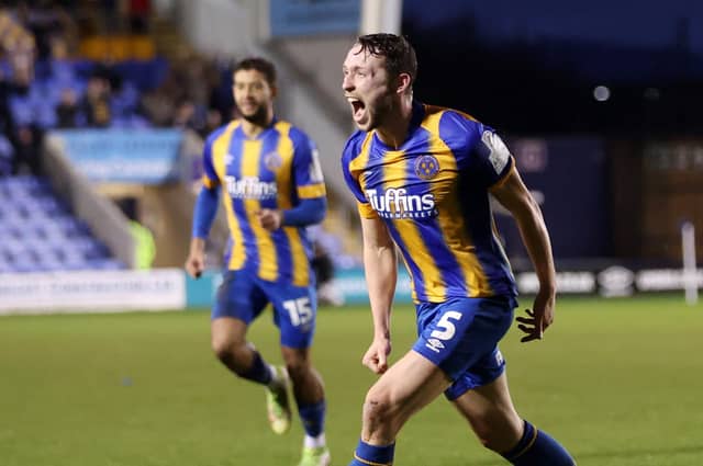 Pompey have been linked with a move for Shrewsbury defender Matthew Pennington Picture: Nathan Stirk/Getty Images