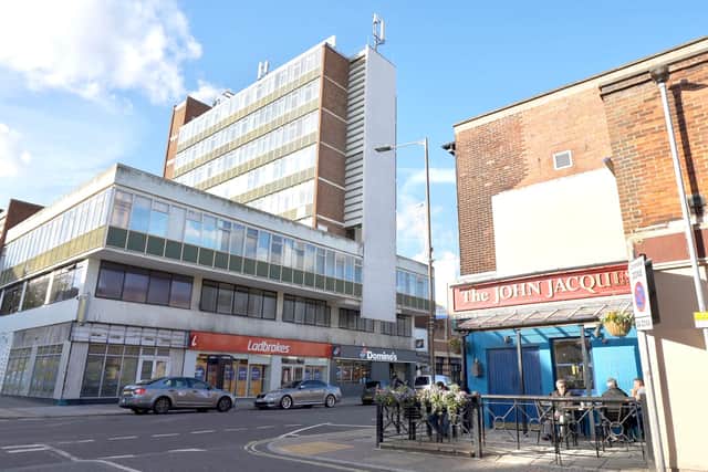 Venture Tower in Fratton has been bought for more than £1.5m. It will be converted into new student housing.