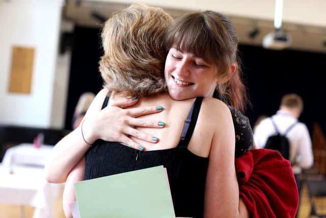 Olivia Cross, 17, from Fareham, who is on her way to Staffordshire University to study games design. She got an A* in art, a D in maths, a C in computer science and an A in her extended project qualification. Picture: Sally Tiller