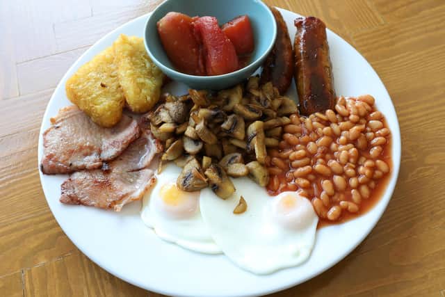 Full English. Moggys Yard cafe, Clarendon Rd, SouthseaPicture: Chris Moorhouse (jpns 250821-09)