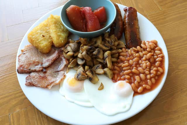 Full English. Moggys Yard cafe, Clarendon Rd, Southsea
Picture: Chris Moorhouse (jpns 250821-09)
