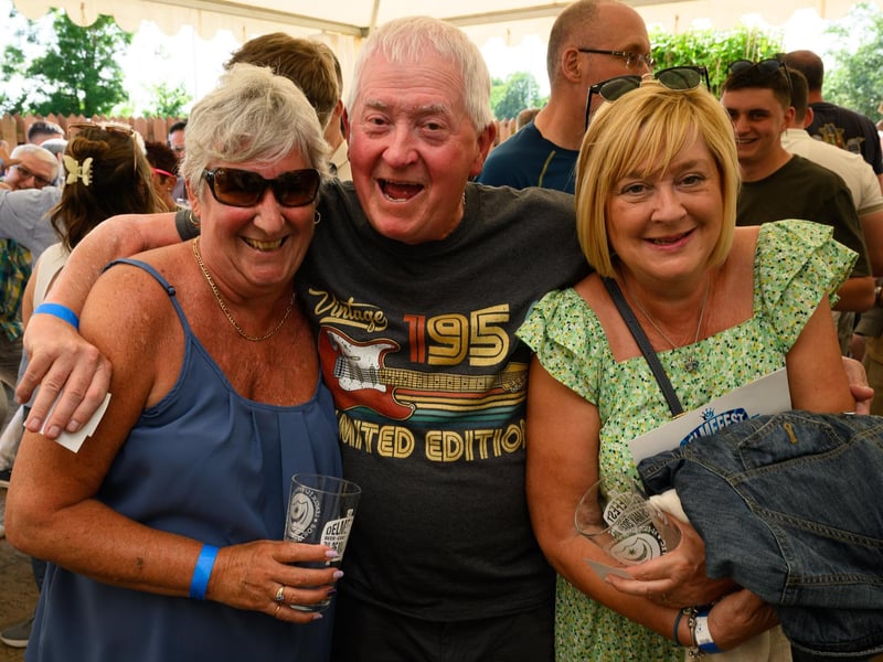 Spirits were high at The Delme Arms Beer Festival at Cams Hill.Picture: Keith Woodland (250521-24)