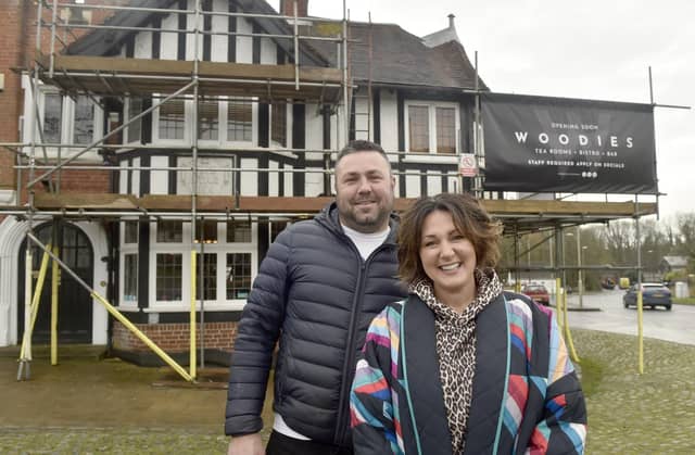 Nicola Lang (42) and her partner Mike Woods (43) are opening their cafe/bistro called Woodies in Wickham in the former Greens restaurant, mid to late March 2025.
Picture: Sarah Standing (240125-8682)
