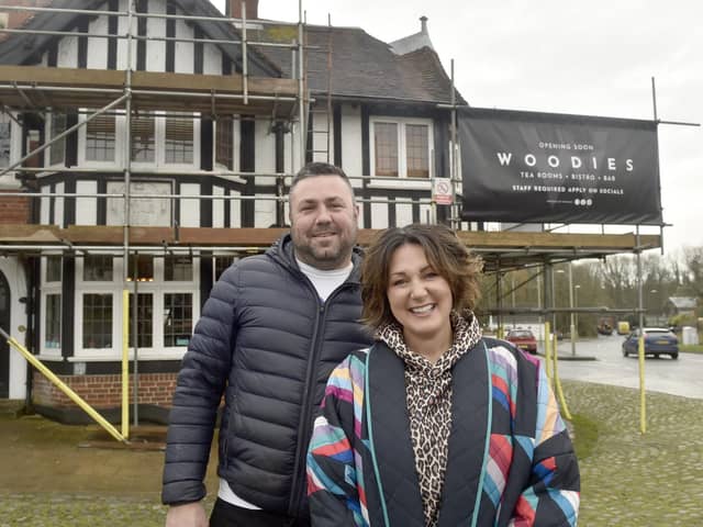 Nicola Lang (42) and her partner Mike Woods (43) are opening their cafe/bistro called Woodies in Wickham in the former Greens restaurant, mid to late March 2025.

Picture: Sarah Standing (240125-8682)