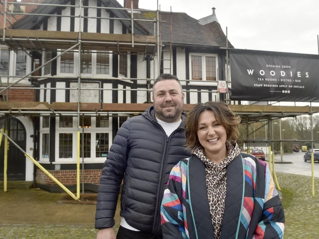 Nicola Lang (42) and her partner Mike Woods (43) are opening their cafe/bistro called Woodies in Wickham in the former Greens restaurant, mid to late March 2025.
Picture: Sarah Standing (240125-8682)