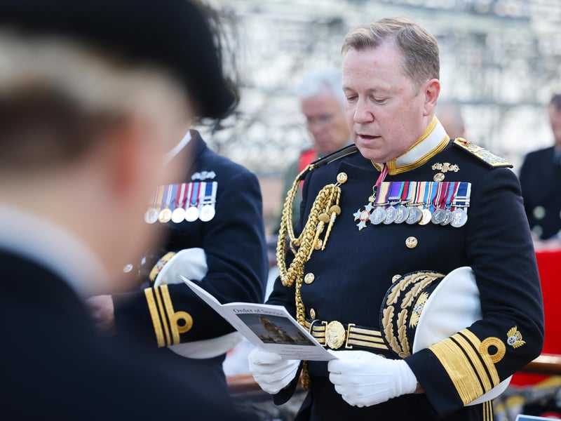 Pictured: Vice Admiral Martin Connell CBE the Second Sea Lord.