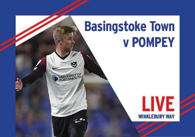 Pompey take on Baingstoke Town tonight in the Hampshire Senior Cup.
