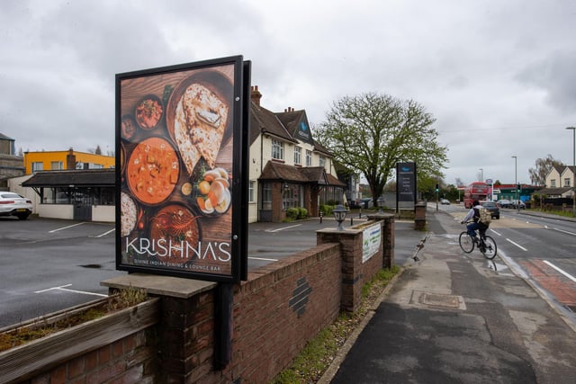 Krishna's Divine Indian Dining in Fareham Road, Gosport, is the second best restaurant in Hampshire, according to Open Table.