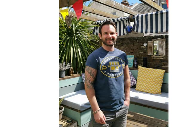 Dan Ruttle, who runs Places to Be which is taking part in the Stays for Heroes campaign