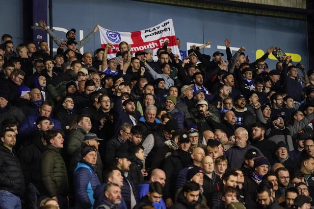 Pompey 1,485 travelling fans were in full voice in their third away game on the spin at Oxford last night.