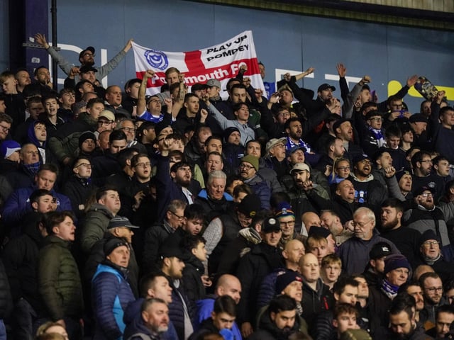Pompey 1,485 travelling fans were in full voice in their third away game on the spin at Oxford last night.