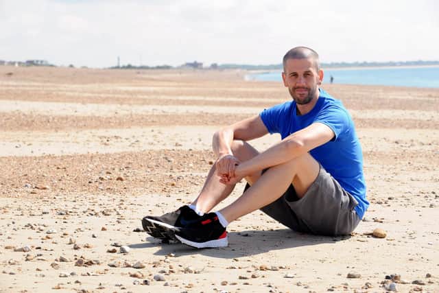 Jensen Ryan on Eastney seafront. Picture: Sarah Standing