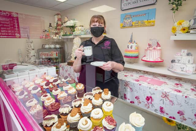 Owner Alison Barnes outside Sweet Cakes, Palmerston road, Southsea 
Picture: Habibur Rahman