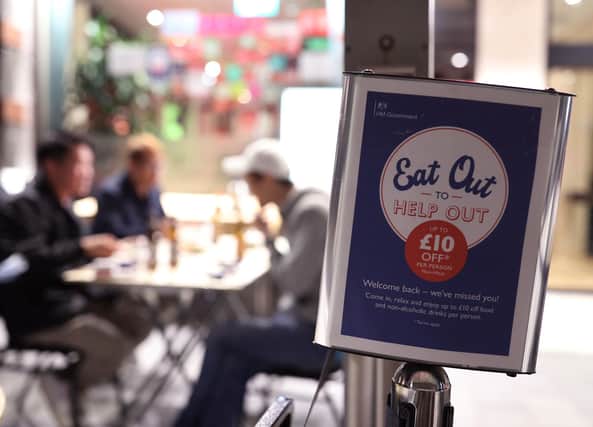 People taking advantage of the government initiative Eat Out to Help Out. Picture: Yui Mok/PA Wire