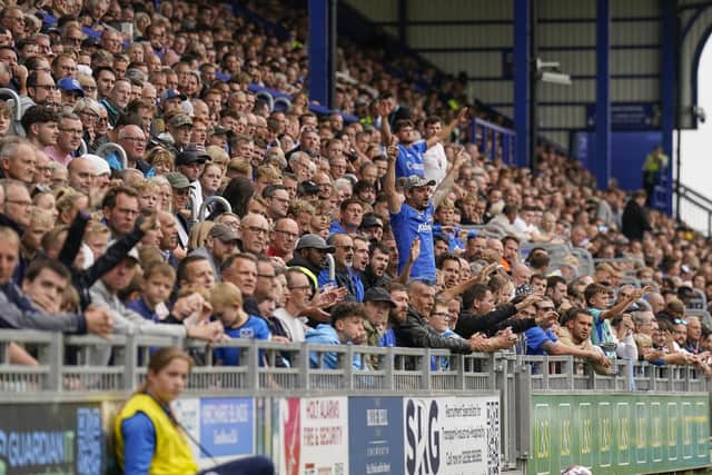 A crowd of 20,231 was inside Fratton Park for Pompey's defeat at the hands of Sunderland.