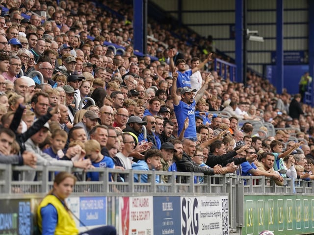 A crowd of 20,231 was inside Fratton Park for Pompey's defeat at the hands of Sunderland.