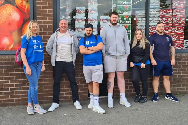 Colleagues Hayden Price, David Price, Lauren Lycett, Ben Overington, Phil Watson and Annie Jones from Coop Highlands Road Fareham walked from the store to Southsea to raise funds for Mind