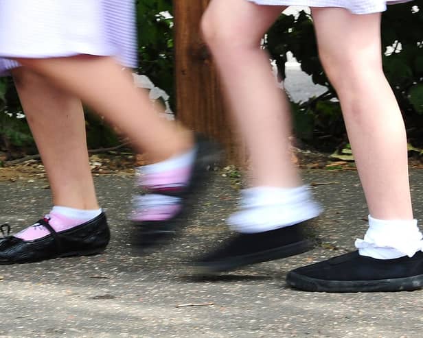 Walking to school or work is a good way to help improve air quality in and around Portsmouth