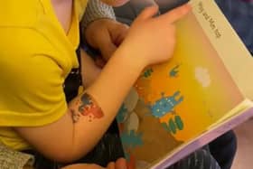 Freddy is practising his reading