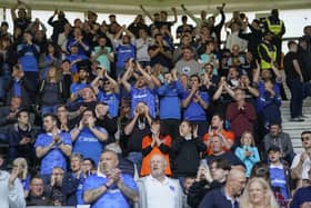 2,120 Pompey fans made the trip to Derby's Pride Park on Saturday.