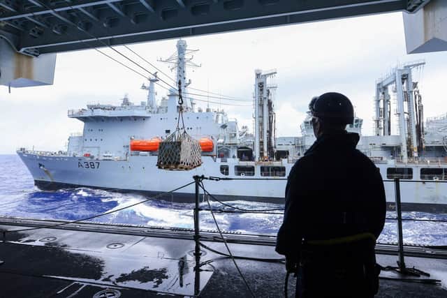 RFA Fort Victoria return from deployment